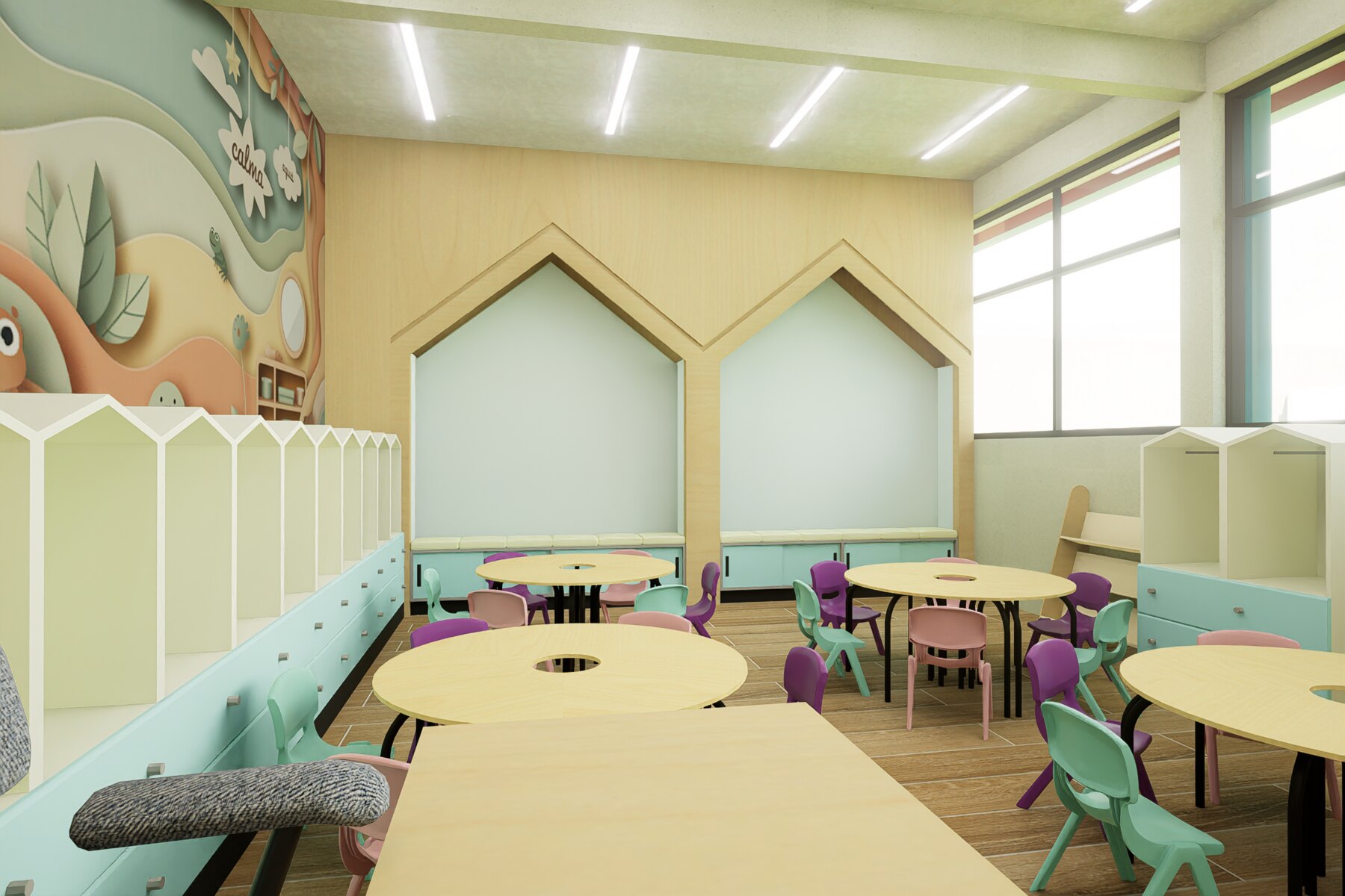 Aula del proyecto Colegio del Valle